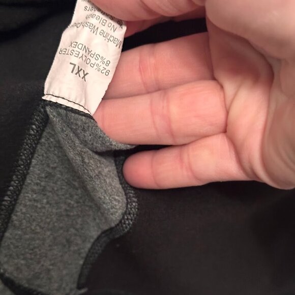 NWOT Fleece lined Black Streamlined Active Wear Set (2 pcs) Top and Bottoms XXL - Picture 16 of 16
